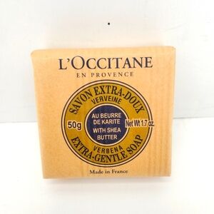 L'Occitane Verbena Extra‎ Gentle Bar Soap with Shea Butter 1.7oz 50g New